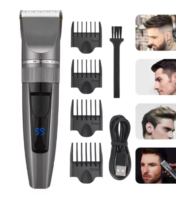 Maquinilla Cortapelo Profesional 1200 mAh – Potencia Inalámbrica para un Corte Perfecto - Imagen 5