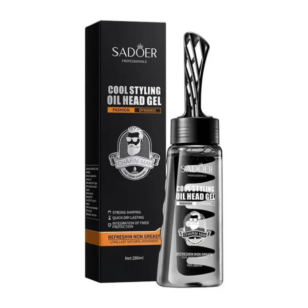 Gel Fuerte con Ajuste de Cera – Estilo Duradero, Acabado Profesional (280 ml)