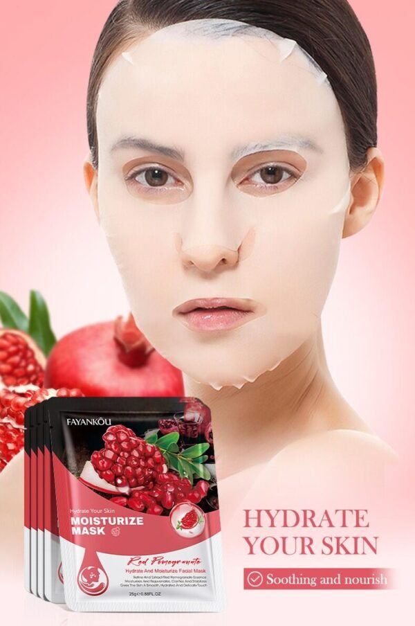 Mascarilla Facial Hidratante de Granada – Hidratación Profunda y Antioxidante Natural - Imagen 4