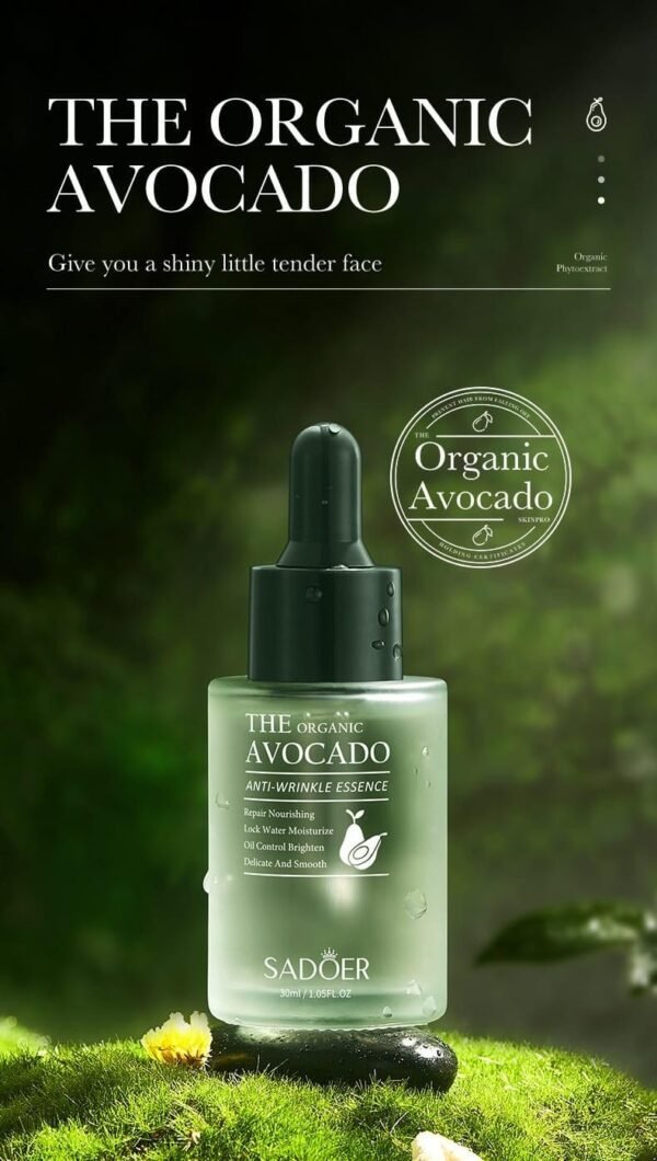 Esencia Antiarrugas Orgánica de Aguacate – 30ml - Imagen 4