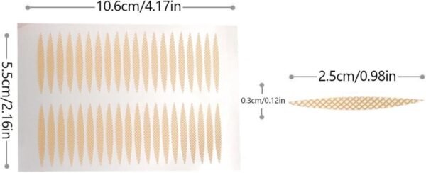 Pegatinas Impermeables de Doble Párpado – Efecto Lifting Instantáneo para Ojos Caídos - Imagen 2