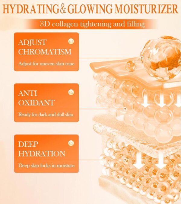 Crema Facial Blanqueadora Iluminadora 5 en 1 con Vitamina C Activa + Niacinamida – Piel Radiante en Cada Aplicación - Imagen 9