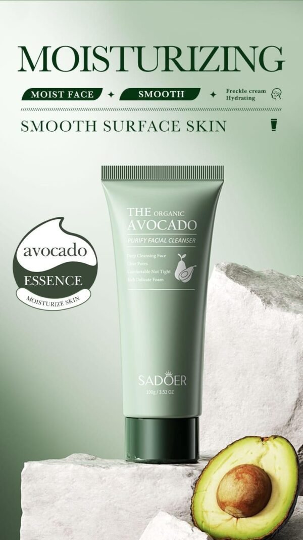 Limpiador Facial Orgánico de Aguacate Purificante – 100g - Imagen 4
