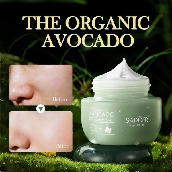 Crema Hidratante Sedosa de Aguacate Orgánico – 50ml - Imagen 4