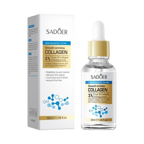 Sérum Reafirmante con Colágeno + Niacinamida + Ácido Hialurónico – 30ml
