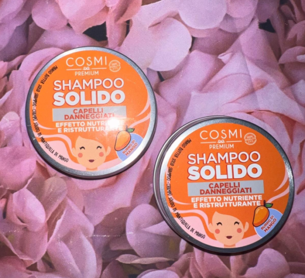 🍃 Champú Sólido de Mango 55g – Limpieza Natural, Aroma Exquisito y Cero Plástico