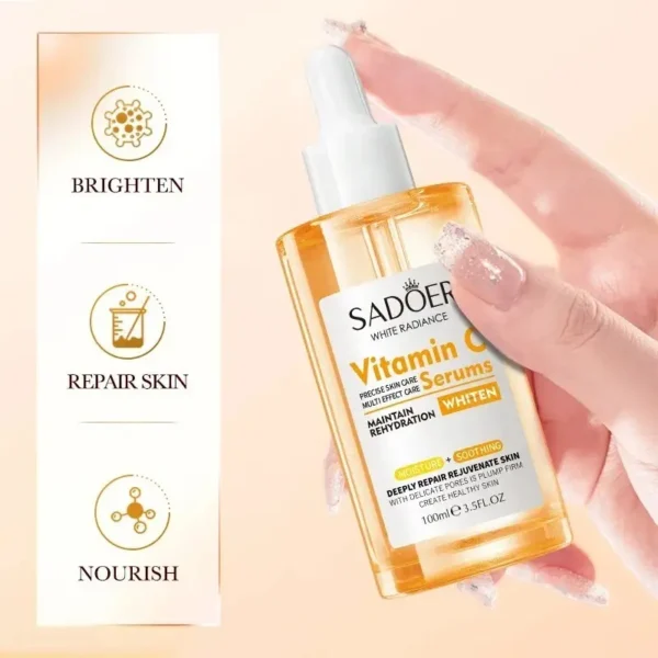 Sérum de Vitamina C SADOER 100 ml – Ilumina, Hidrata y Rejuvenece Tu Piel - Imagen 6