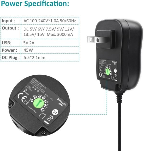 Adaptador de Corriente Universal – Carga en Cualquier Parte del Mundo - Imagen 8