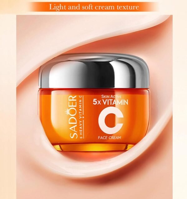 Crema Facial Blanqueadora Iluminadora 5 en 1 con Vitamina C Activa + Niacinamida – Piel Radiante en Cada Aplicación - Imagen 7