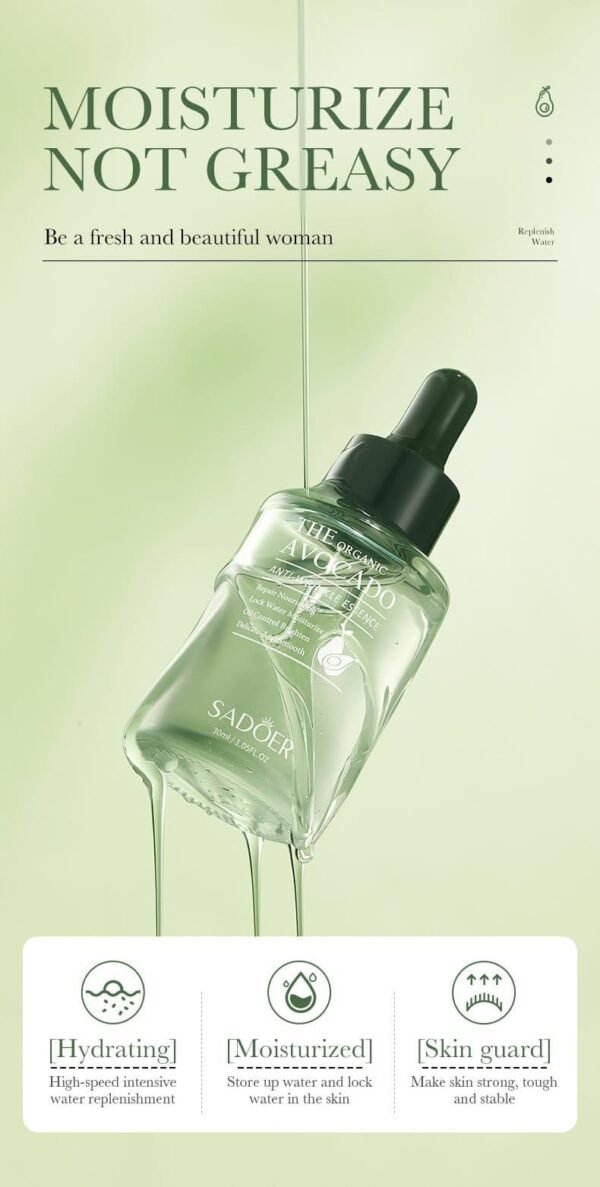 Esencia Antiarrugas Orgánica de Aguacate – 30ml