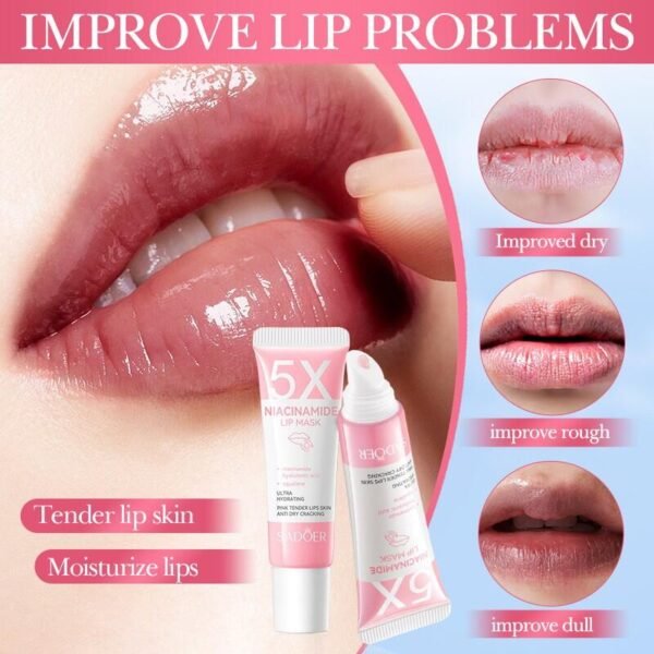 Mascarilla Labial Niacinamida + Ácido Hialurónico + Escualano – 10g - Imagen 2
