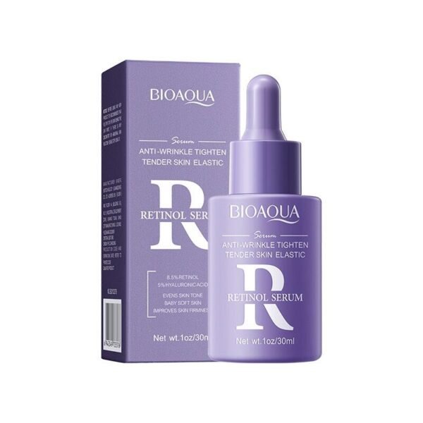 Sérum Facial Antiarrugas con Retinol y Ácido Hialurónico 30ml BIOAQUA – Renovación Celular y Juventud para tu Piel - Imagen 2