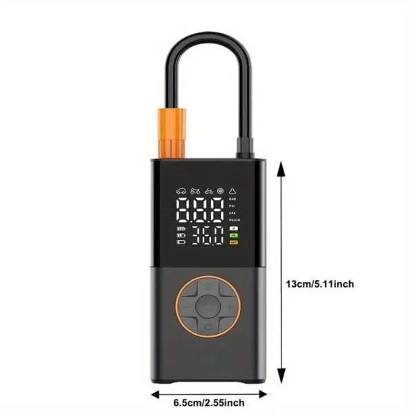 Bomba de Aire Portátil 150 PSI – Recargable 2000mAh - Imagen 5