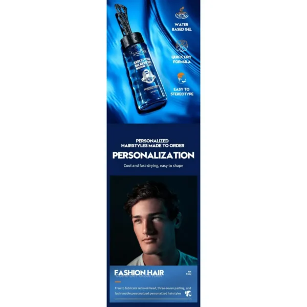 Gel Fuerte con Ajuste de Cera – Estilo Duradero, Acabado Profesional (280 ml) - Imagen 5