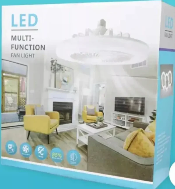Lámpara-Ventilador de Techo LED Multifuncional con Control Remoto – Confort y diseño en un solo dispositivo - Imagen 7