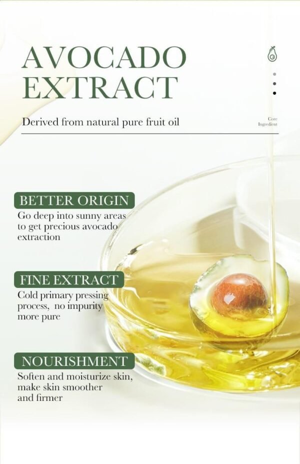 Esencia Antiarrugas Orgánica de Aguacate – 30ml - Imagen 2