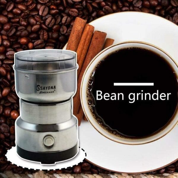 molinillo eléctrico de café/frijol de 300 W en acero inoxidable - Imagen 4