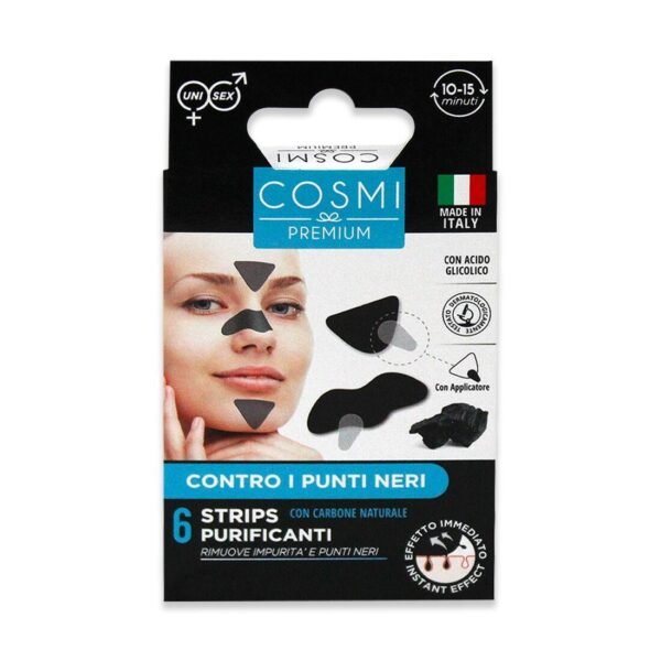 🧴 Parches Faciales Purificantes con Ácido Glicólico + Carbón – Limpieza Profunda en Cada Aplicación (6 Piezas)