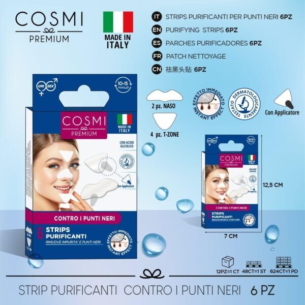 🧼 Parches Faciales Purificantes con Ácido Glicólico – Exfoliación Suave y Poros Limpios (6 Piezas) - Imagen 3