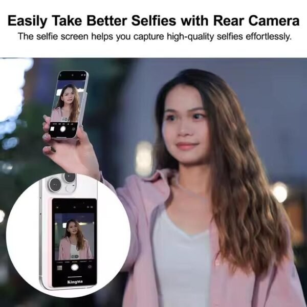 Pantalla de Monitor Selfie Magnética – Compatible con iPhone y Samsung - Imagen 2