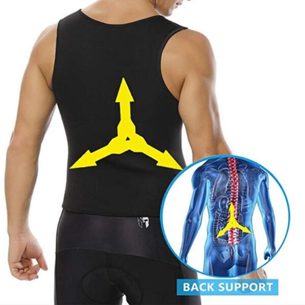 Camiseta o Chaleco Sauna Hombre – Quema Grasa y Moldea el Cuerpo Más Rápido - Imagen 6