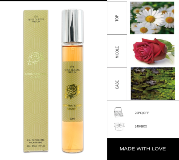 Perfume Eau de Toilette Aromatiques CHANT POUR FEMME 33ML – Elegancia compacta que cautiva al instante