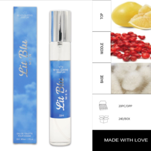 Perfume Eau de Toilette LIT BLU POUR HOMME 33ML – Frescura intensa en formato compacto