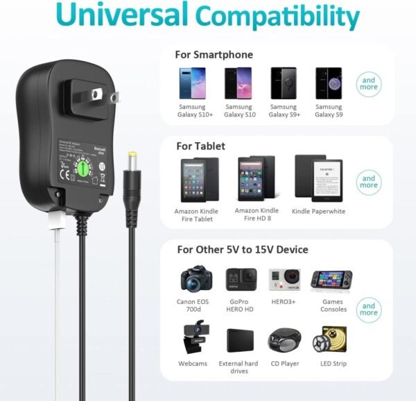 Adaptador de Corriente Universal – Carga en Cualquier Parte del Mundo - Imagen 4