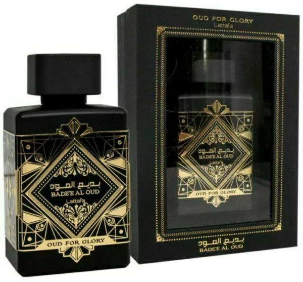 Perfume Eau de Parfum BADE'E AL OUD 100ML – LATTAFA – Intensidad oriental y lujo exótico