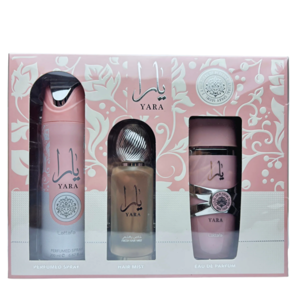 Perfume Set YARA 50+100+200ML – LATTAFA: Lujo árabe en una presentación exclusiva