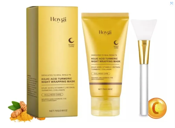 Hoygi Mascarilla Envolvente de Noche 75g – Regenera, Ilumina y Rejuvenece Mientras Duermes