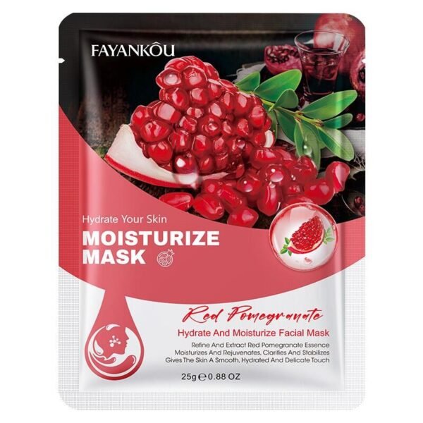 Mascarilla Facial Hidratante de Granada – Hidratación Profunda y Antioxidante Natural
