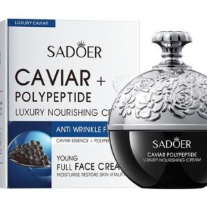 Crema Antiarrugas Reafirmante con Caviar y Polipéptido SADOER – 30g